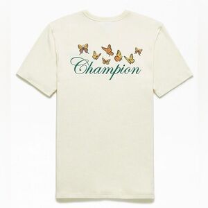 Champion Butterfly T-Shirt Embroidered Butterflies Nature